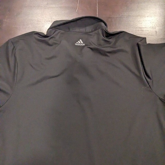 Adidas Puremotion CoolMax Mens Golf Polo Shirt Blue Black XL RN88387 - Picture 5 of 5